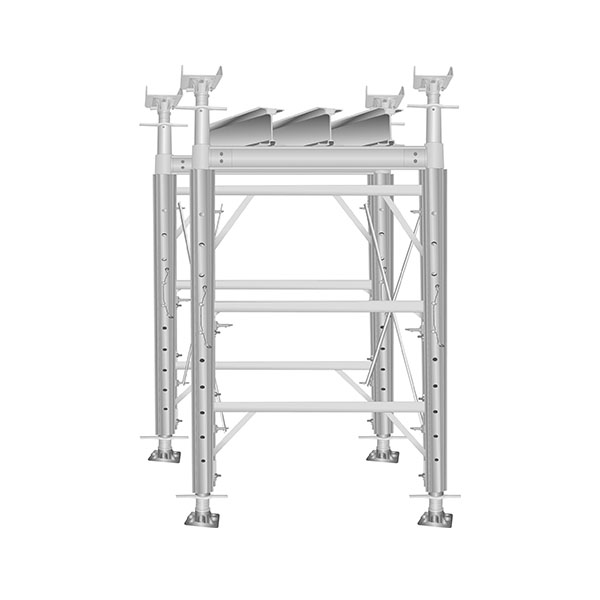 product black and white image of a shoring system
