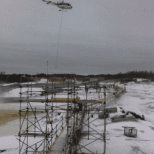 Hydroelectric Maintenance Scaffold