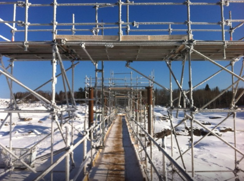Hydroelectric Maintenance Scaffold